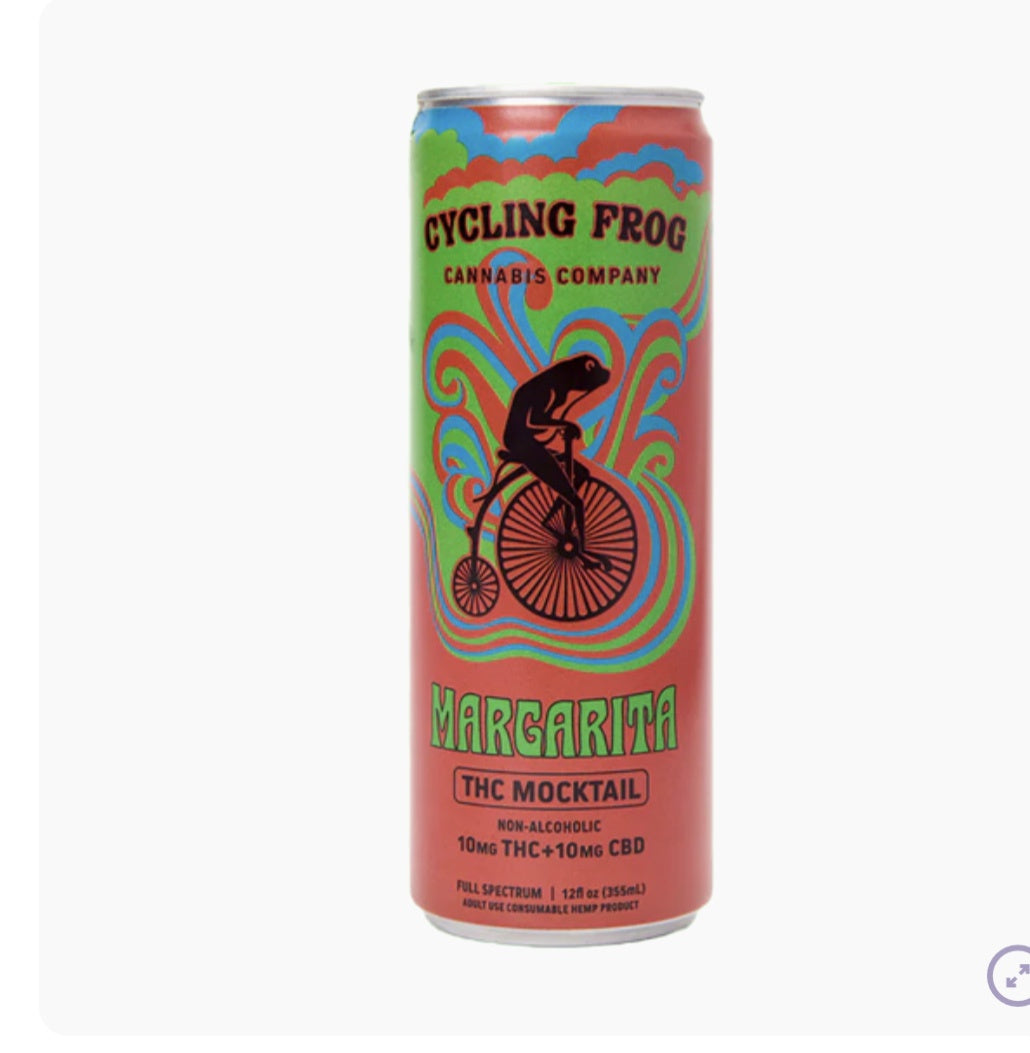 CYCLING FROG DELTA 9 THC + CBD MOCKTAIL – MARGARITA | (20MG) 12OZ