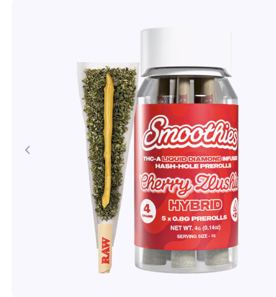 Smoothies THC-A Hash Hole Pre-Rolls | (5ct) 4g