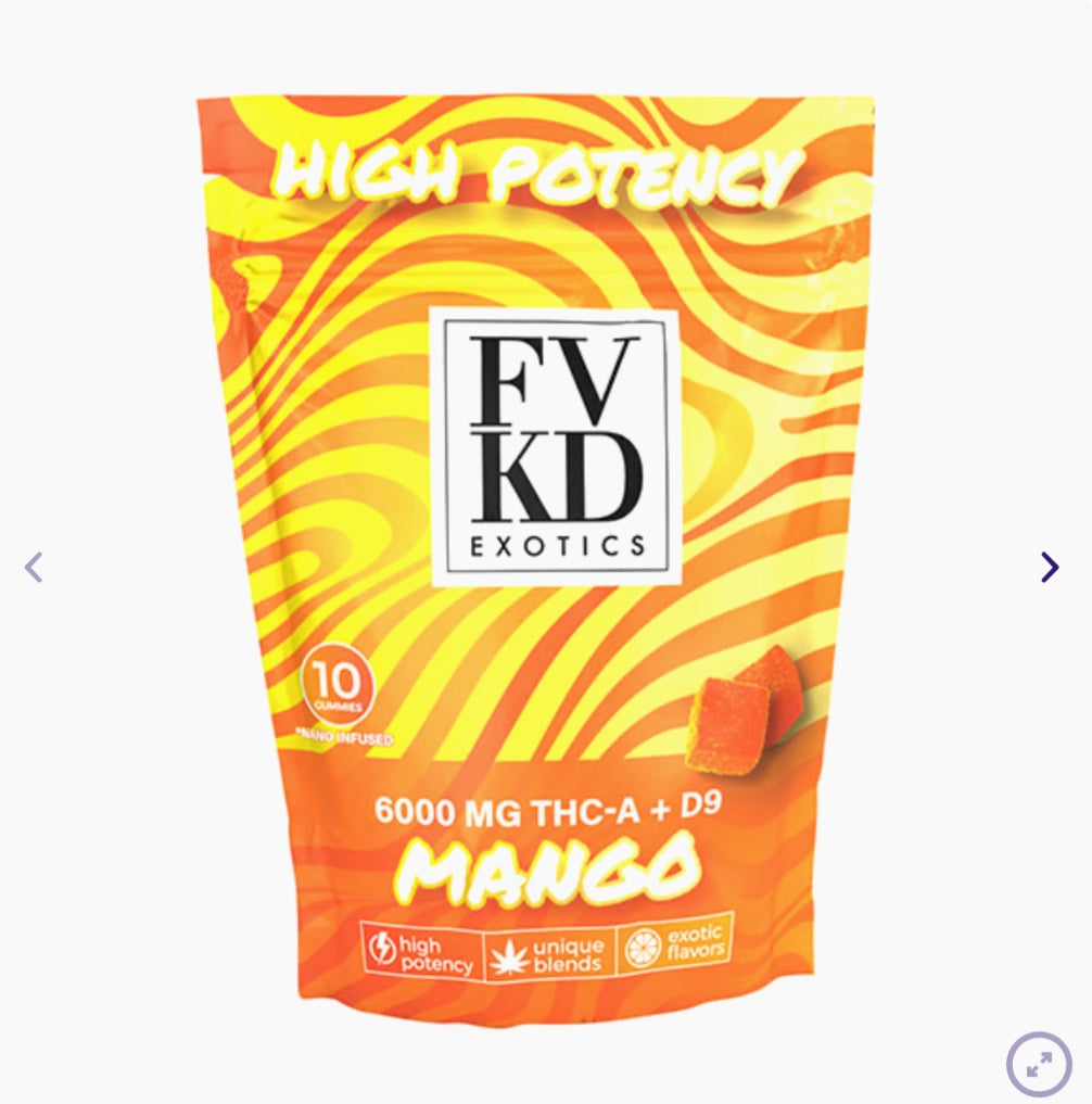 FVKD THC-A + D9 GUMMIES | (10CT) 6000MG