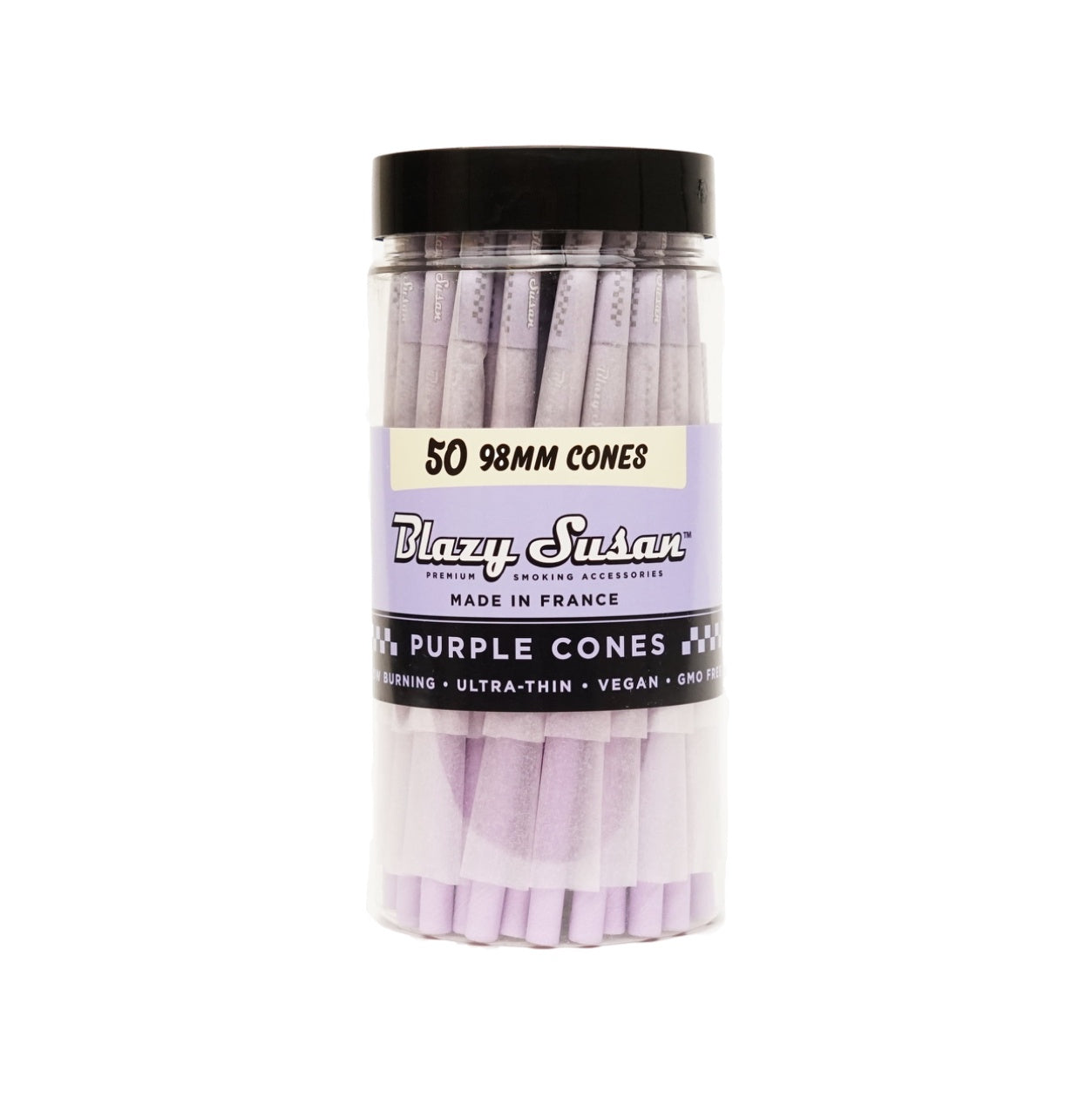 Purple Pre Rolled Cones | 98mm | 50 Count