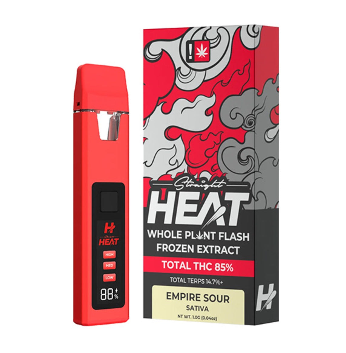 STRAIGHT HEAT DELTA THC DISPOSABLE | 1G