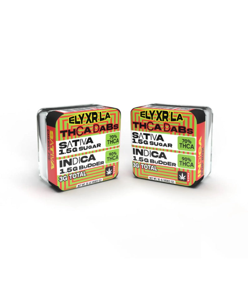 ELYXR THC-A SUGAR & BUDDER COMBO DABS | 3G