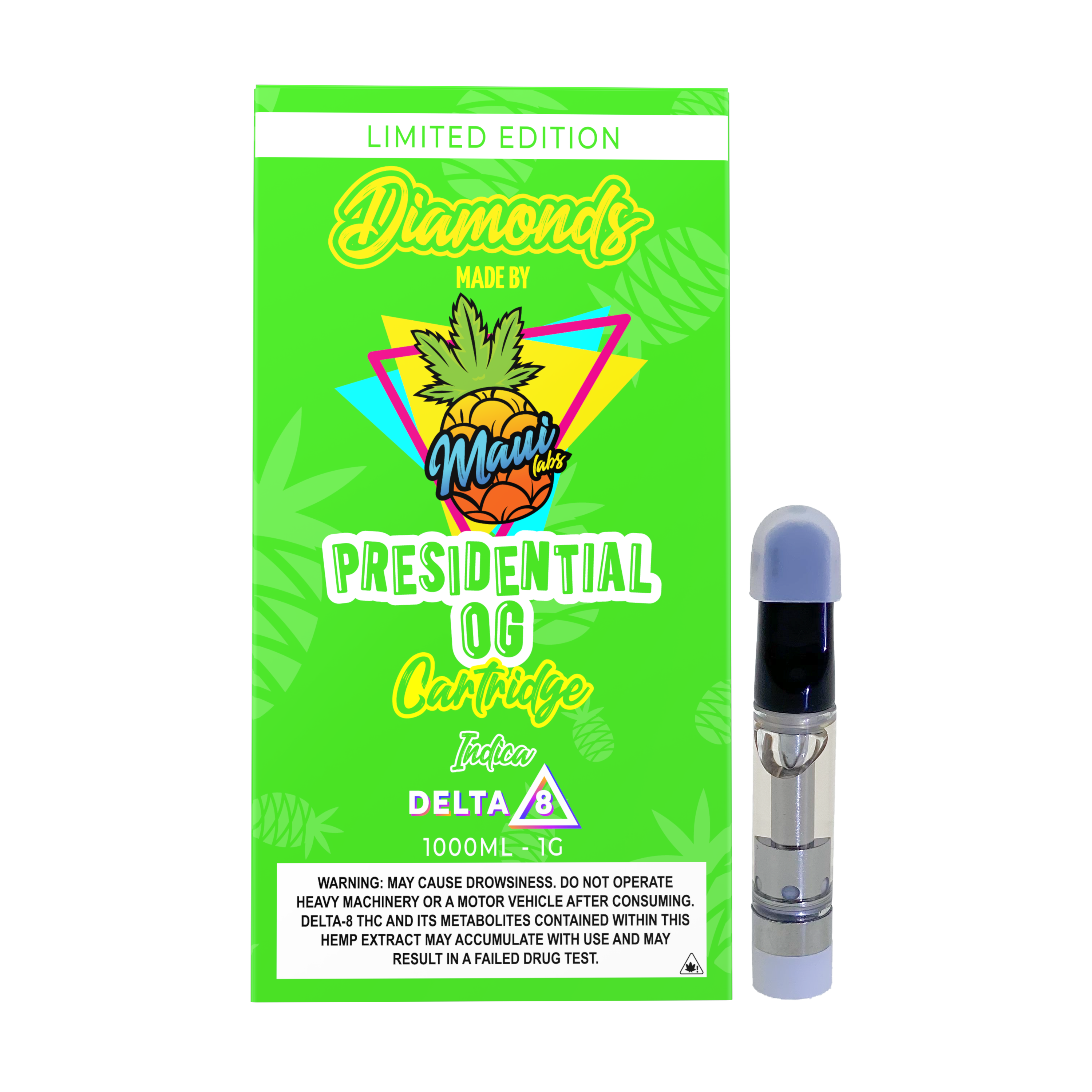 Maui Labs Delta 8 Diamond Limited Edition Cartridge | 1g