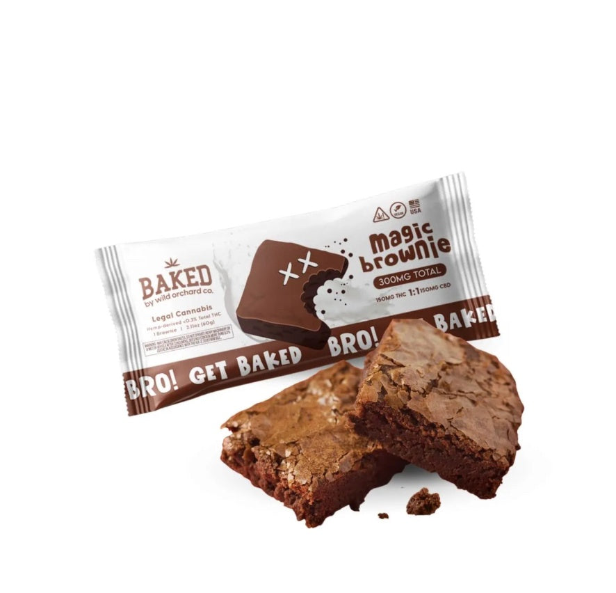 Baked Delta-9 Magic Brownie