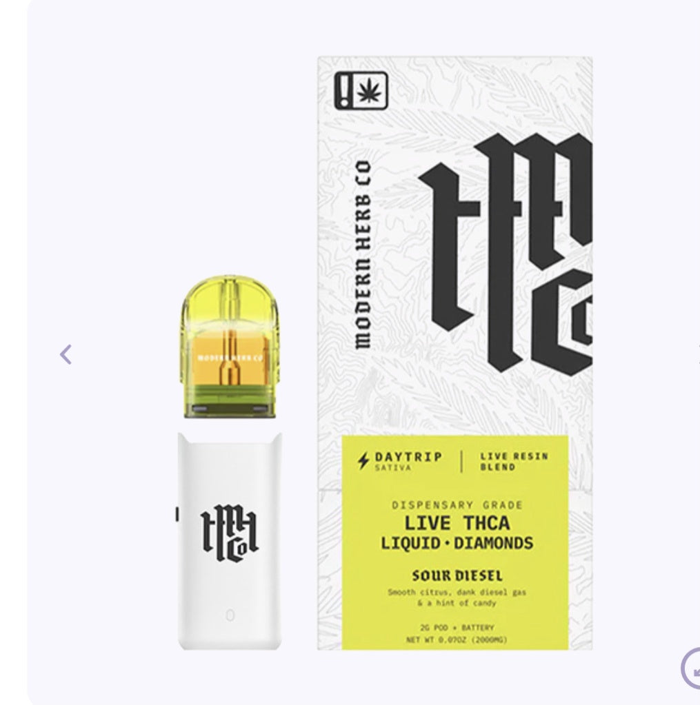 Modern Herb Co THCa Live Resin Liquid Diamonds Pod Kit | 2g