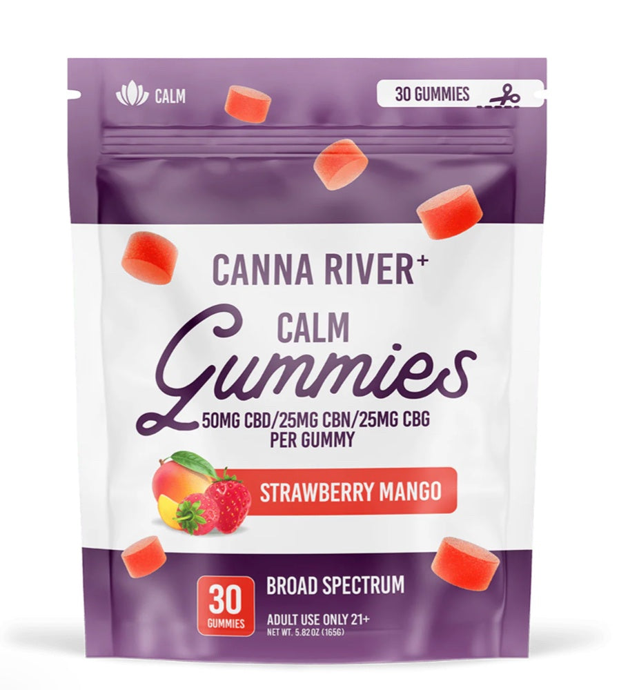 CANNA RIVER BROAD SPECTRUM CALM GUMMIES | 30 COUNT