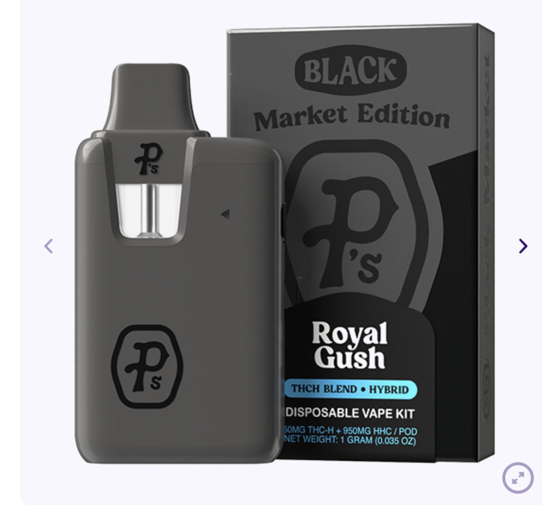 Pushin P’s Black Market Edition Disposable Vape Kit | 1g