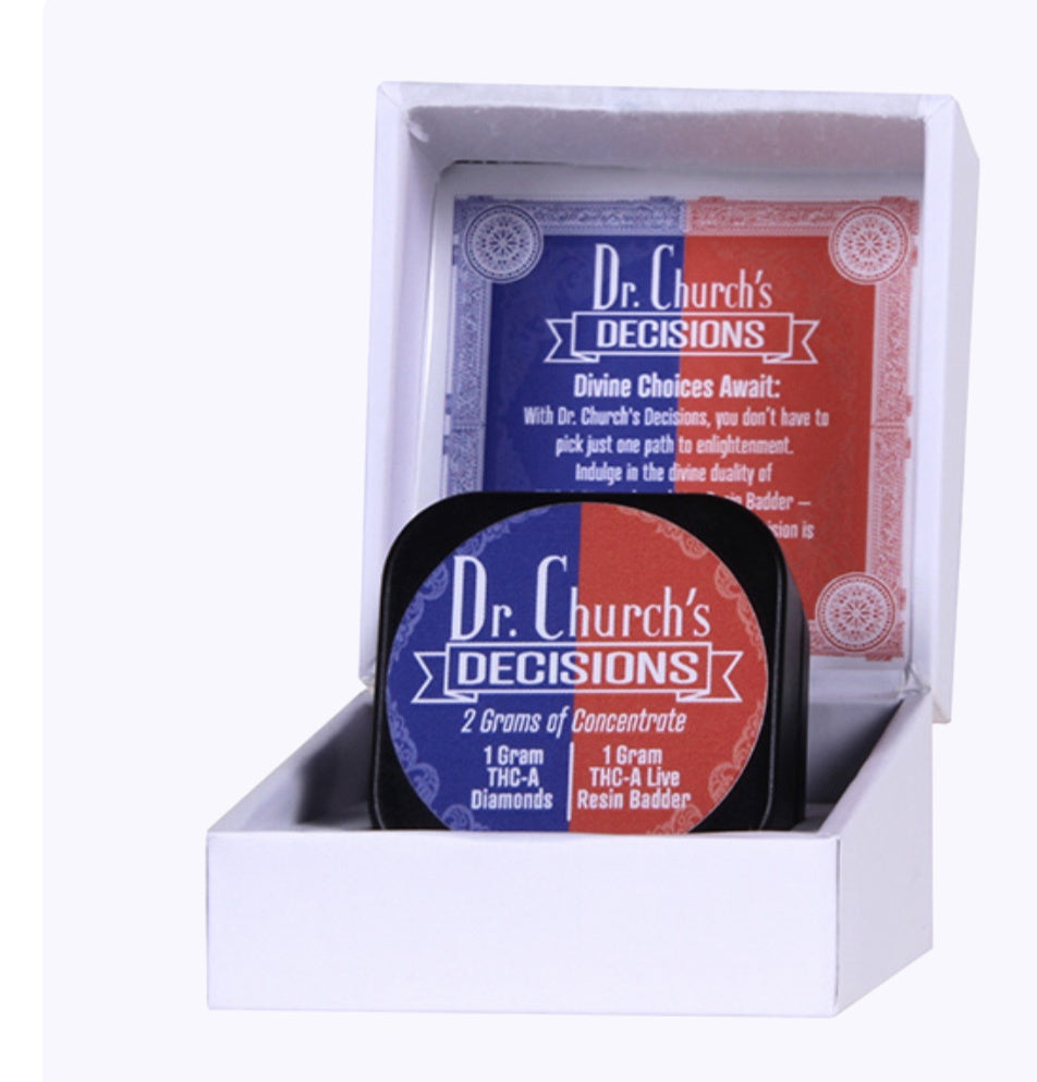 Dr. Church Decisions Diamonds + Badder | 2g