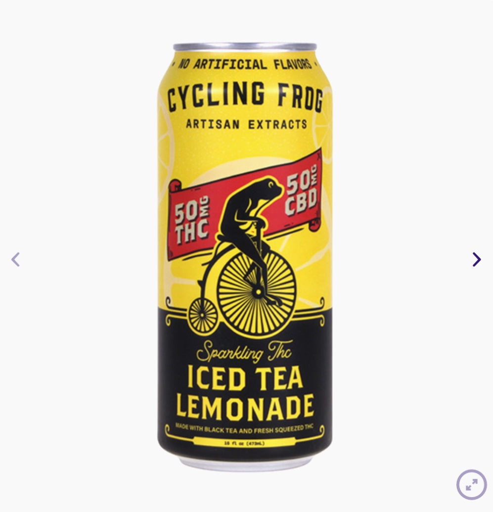 CYCLING FROG SPARKLING THC LEMONADE | (100MG) 16OZ