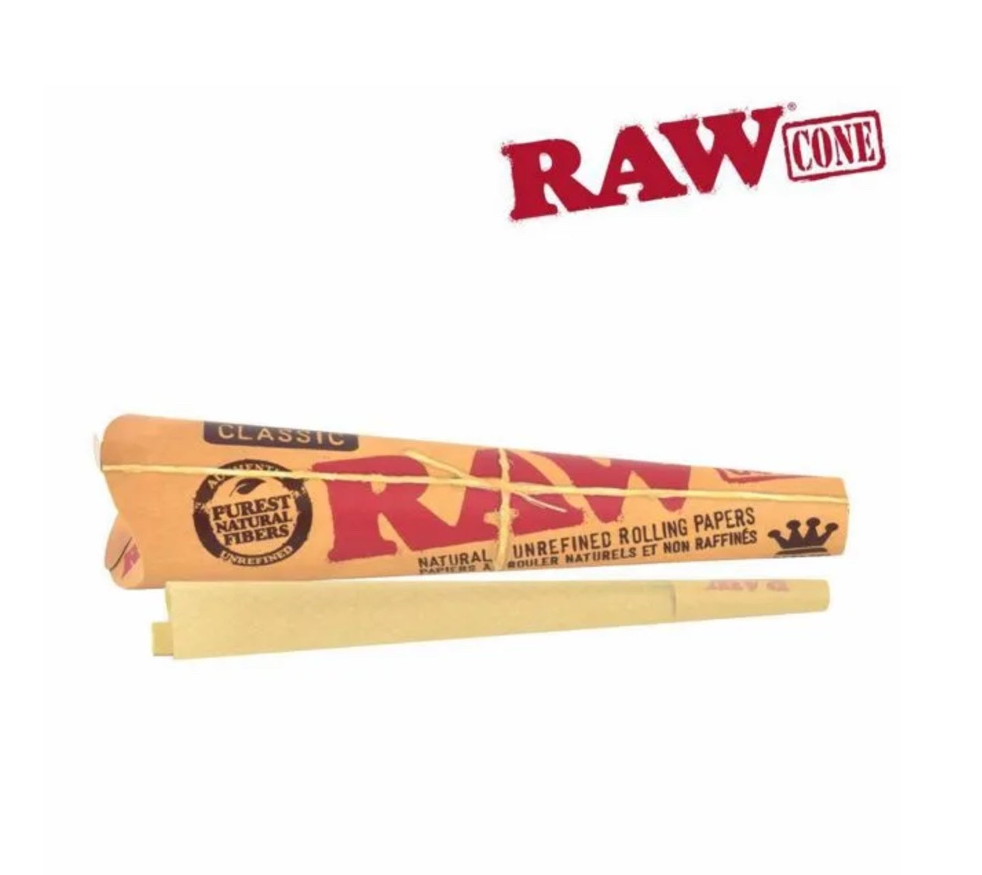Raw Classic King Size Pre Rolled Cones  - 3 Pack