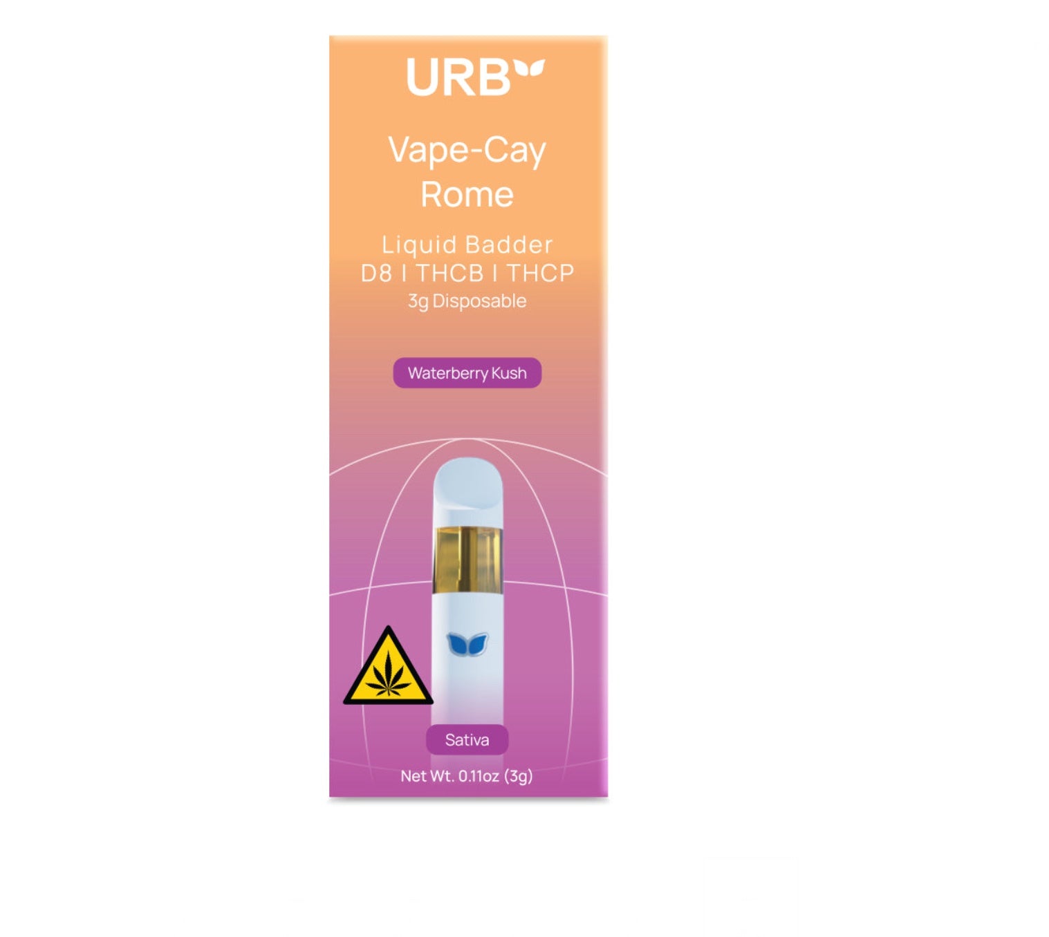 URB VAPE-CAY ROME  Liquid Badder Disposable 3ML